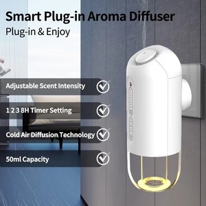 Diffuseur d'arômes sans eau, nébuliseur d'huiles essentielles, technologie sans chaleur, ambiance lumineuse nocturne - Product Image 2