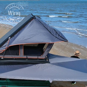 Nhà Máy Giá Nhôm Roof Top Lều Cắm Trại Ngoài Trời Vỏ Cứng Trên Mái Nhà Lều Cho Xe - Product Image 1