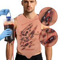 Modelo de Práctica de Heridas en el Pecho Masculino, de Silicona Médica, EZTRAIN CP.KC.0800