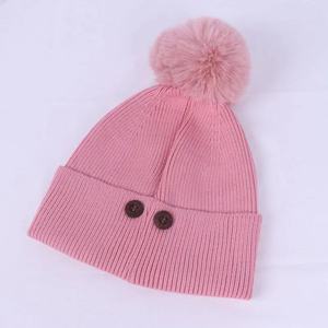 Juego de gorros y máscaras para ciclismo, 2 en 1, de acrílico cálido, a prueba de viento, Pom - Product Image 6