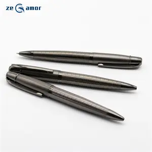 high end boligrafo supplier logo customized twist business gift metal sublimation metal roller pen