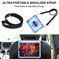 Coque robuste avec support rotatif et dragonne pour iPad Air 4/5 10.9 et iPad Pro 11 (2018-2022) – Idéale pour la logistique B2B, l'éducation et le secteur médical