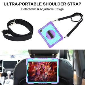 Support rotatif robuste avec sangle de maintien et porte-crayon pour iPad Air 4/5 et iPad Pro 11 pouces – Idéal pour la logistique B2B, l'éducation et le secteur médical - Product Image 4