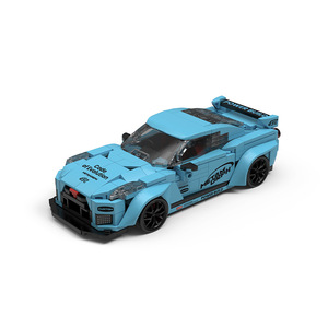 Pinbot PB8846 God of War GTR Sports Car <b>Building</b> Blocks <b>Model</b> Assembly Toy For Teenagers 7-14 Years Old - Product Image 1