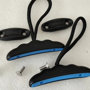 Juego de asas para kayak, material PP antideslizante, negro y azul, para lagos, ríos, uso recreativo - Product Image 4