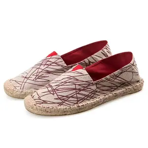 Nicecin ngựa vằn màu đen trắng sọc nền tảng espadrilles phụ nữ thiết kế thiên nhiên nêm đay duy nhất alpargatas espadrilles