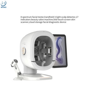 เครื่องวิเคราะห์ผิวหนัง ZMLH-K33 8 Spectrum AI พร้อม 17 ตัวชี้วัด  หัววัดแบบมือถือ 3 แสง  หน้าจอสัมผัสพับได้ 15.6 นิ้ว  บันทึกข้อมูลบนคลาว<span class=keywords><strong>ด์</strong></span> - Product Image 1