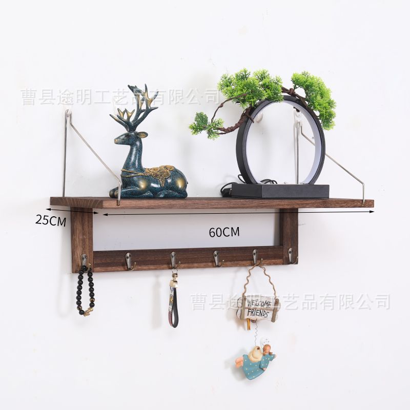 New Chinese style baked enamel retro hook design, 60x25