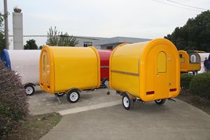 รถเข็นอาหารเคลื่อนที่สองชั้นมาตรฐาน USA - Product Image 5