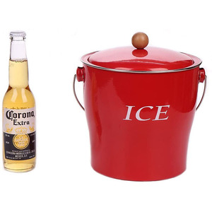 Cổ Điển Bia Kim Loại Xô Đá Với 5L Công Suất Và Mở Chai DIY In Mạ Kẽm Sắt Cho Đảng Với Kẹp Bao Gồm - Product Image 6