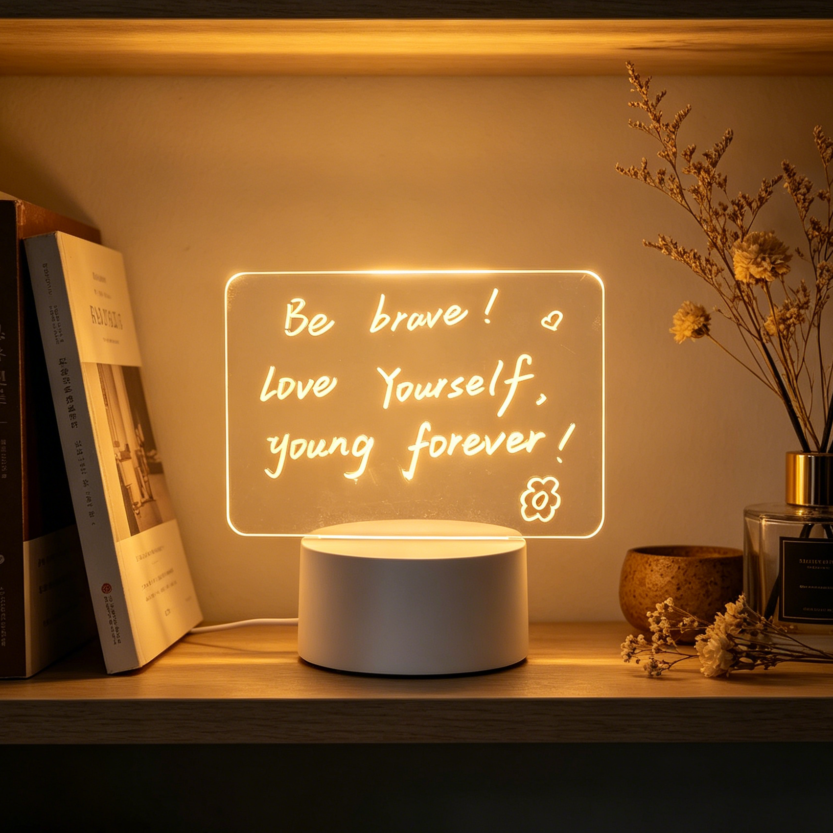 Tricolor Cute Cat night light