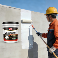 Peinture imperméable en polymère-ciment composite JS en gros pour projets de piscines et de réservoirs d'eau, fabriquée en Chine
