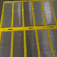 Hochbelastbares 304 Edelstahl-Drahtgewebe für Bergbau-Steinbruch Vibrationssieb Verschleißfestes Maßgefertigtes Siebpanel OEM