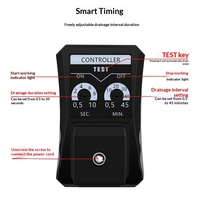 Vanne de purge électronique pour compresseur d'air 220V avec contrôleur de minuterie, électrovanne automatique 4 points pour réservoir d'eau et purge de pompe à air