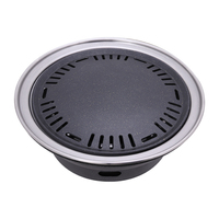 Pinnovo Table Coréen Barbecue Électrique Grill En Acier Inoxydable Portable Barbecue Électrique Grill Rond Restaurant table top grill
