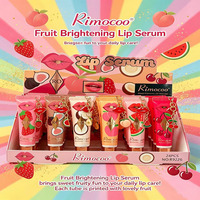 Rimocoo Fruit Verlichtende Lip Serum 6 Fruitige Smaken Hydraterende Verzorgende Lipverzorging Gloss met Fruit Charme