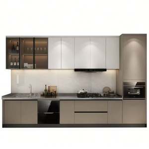 Automatic Designer Small <b>Furniture</b> Modern Gloss High Cocinas Modulares Cabinet <b>Kitchen</b> Fitted <b>Kitchen</b> Cabinet Full Set - Product Image 4
