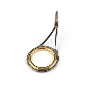 TAIGEK-caña de pescar giratoria de acero inoxidable, 75 unidades, 6 # - 30 #, anillo de cerámica