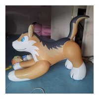Prix usine personnalisé PVC gonflable Dragon couinement jouets pour les ventes