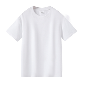 Camiseta Casual de Manga Corta para Hombre, Cuello Redondo, Color Sólido, Corte Regular, 210 g/m², Sorona - Product Image 2