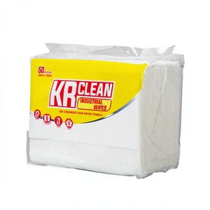 ผ้าเช็ดทำความสะอาดเฟอร์นิเจอร์ Krclean ขนาด 25x30 ซม. แบบหนาพิเศษ เป็นมิตรต่อสิ่งแวดล้อม 70 แผ่น/แพ็ค สำหรับขจัดคราบน้ำมันและไขมัน ผ้าไม่ถักทอ น้ำหนัก 500 กรัม - Product Image 1