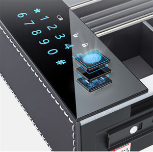 Scatola di sicurezza sicura per gioielli in pelle con blocco intelligente elettrico per cassetto per impronte digitali - Product Image 6
