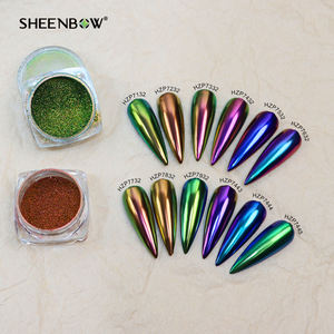 Pigmento Multicromatico Sheenbow Effetto Specchio Pigmento Satinato Duocromatico Polvere per Unghie in Gel - Product Image 4