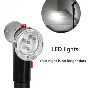 Bastón Plegable Telescópico con Luz LED y Alarma, para Caminar, Ideal para Padres y Personas Mayores - Product Image 3