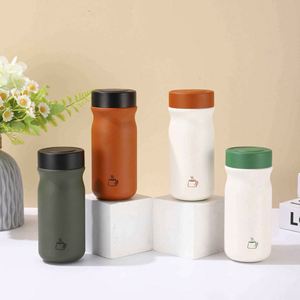 Gobelet moderne en acier inoxydable avec design écologique, couvercle anti-fuite, isolation thermique, portable pour une utilisation en extérieur - Product Image 1