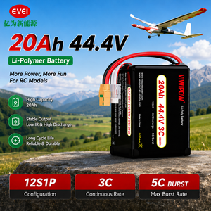 Batterie Lipo XT90 compatible 20Ah 44.4V 3C haute capacité longue autonomie pour drone agricole de cartographie et de pulvérisation - Product Image 1