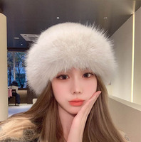 Chapeau seau en velours super doux pour femme, imitation fourrure de lapin, mode automne-hiver