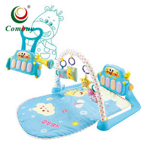 2IN1 Fitness Leren Wandelaar Piano Muziek 6M + Baby Spelen Mat - Product Image 1