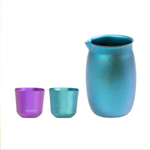 Titanium Table Cup Set 200ml Sake Tea Cup For Premium Cup Set Lightweight Reusable <b>Portable</b> Elegant Tableware - Product Image 6
