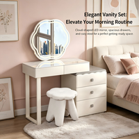 Mueble de tocador de lujo con espejo, estilo moderno, precio competitivo, compatible con OEM y ODM, gran venta, para el hogar