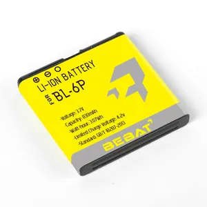 bl-6p Factory price Mobile phone battery replacement for Nokia 6500 Classic 7900