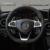 Palettes de changement de vitesse au volant en fibre de carbone forgée pour BENZ W205 E D CLA GLC T-carbon – Vente directe usine