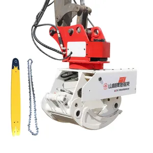 Energia Hidráulica Log Trator Montado Árvore Processador De Madeira Splitter Cutter Colheita Grapple Máquina Para Venda