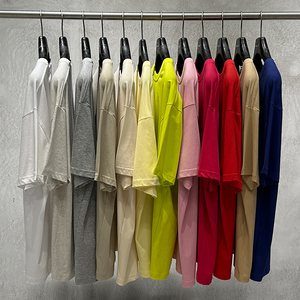 Áo thun chất lượng cao 100% cotton in logo tùy chỉnh, chất liệu dày dặn, cao cấp, kiểu dáng unisex, form rộng, áo thun trơn, áo thun nam oversize - Product Image 2