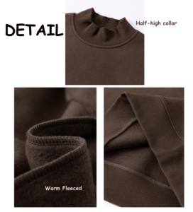 Sweat-shirt à col semi-montant en molleton épais et lavé, coupe ample, style streetwear pour jeunes hommes, marque LS Fashion - Product Image 2