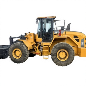รถตักล้อยางมือสอง Volvo 10 ตัน พร้อมรถแบคโฮและรถตักขนาดเล็ก ปั๊มไฮดรอลิก MOOG เครื่องยนต์ Cummins อุปกรณ์หนัก เครื่องจักรก่อสร้าง - Product Image 1