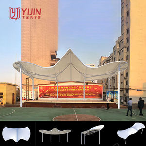 Nouvelle conception de toit en membrane architecturale en tissu tensile PVDF de haute qualité pour gymnase - Product Image 2