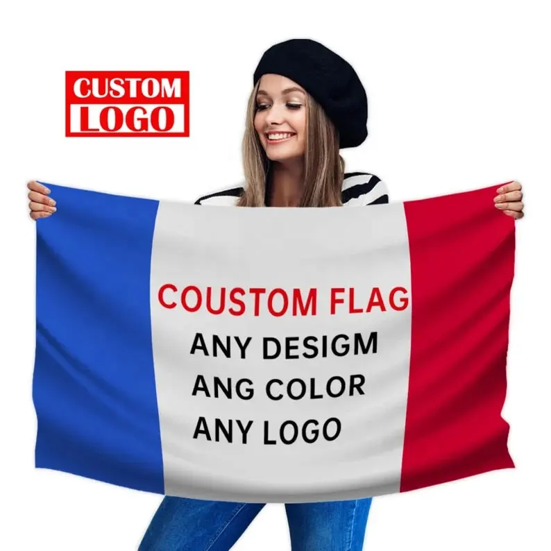 Beliebige Größe Indoor Outdoor Digitaldruck Logo Flag Banner und Design Gedruckt 2x3 3x5 Custom Flags