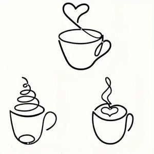 ของตกแต่งผนังร้านกาแฟ ของตกแต่งภายในร้านกาแฟ ภาพวาดเหล็กแขวนผนัง - Product Image 4