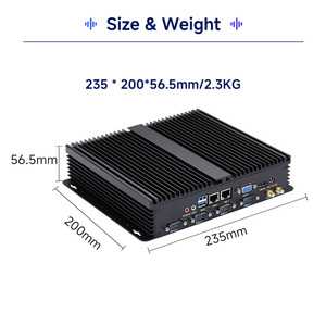 Mini PC Industrial Sin Ventilador Intel <span class=keywords><strong>Core</strong></span> I3 <span class=keywords><strong>I5</strong></span> I7 4300U 4500U 5005U <span class=keywords><strong>5300U</strong></span> 5500U 6300U 7100U 7300U 8350U 8550U 1005G1 1065G7 para Kioscos - Product Image 3