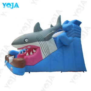 Venta al por mayor de castillos inflables acuáticos personalizados con tobogán de tiburón para niños, para <span class=keywords><strong>jardín</strong></span> exterior, de alta resistencia, baratos - Product Image 3