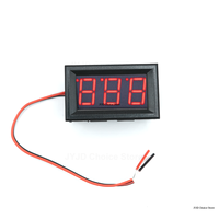 Voltmètre numérique DC 4,5V-30V, ampèremètre pour voiture, bateau, moto, affichage LED 0,56 pouce, mini testeur à montage sur panneau
