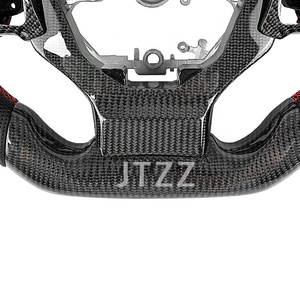 Volante de fibra de carbono de gamuza Alcantara mejorado para <span class=keywords><strong>Lexus</strong></span> NX LC LS IS ISF GS Interior automotriz 2020 2021 2022 <span class=keywords><strong>2023</strong></span> 2024 - Product Image 3