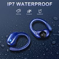 Écouteurs Bluetooth sportifs TWS BT5.4 à crochet d'oreille, style BX29, best-seller, avec certifications CE FCC Rohs UKCA IPX7, sans fil, intra-auriculaires