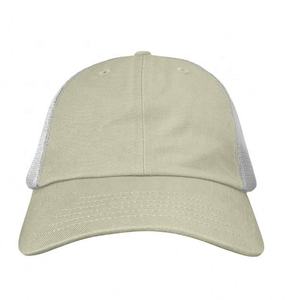 Tucker Hats Gorra de béisbol de malla desgastada Gorra de camionero en blanco de 6 paneles Algodón lavado con estampado de hojaldre - Product Image 2