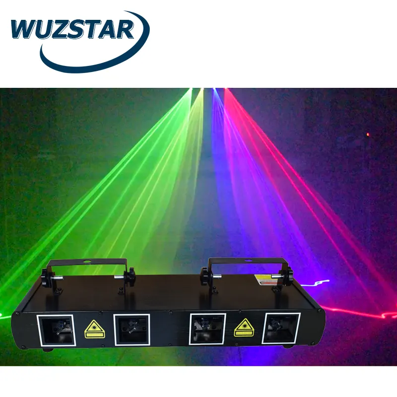 WUZSTAR LED karışık Strobe flaş sahne ışık DJ disko ktv lamba sahne işık ses aktif DJ ile Led projektör parti ışıkları DMX